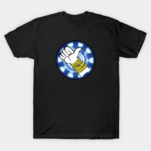 I Survived the Hall H Line - Iron Man T-Shirt by Nightwing Futures